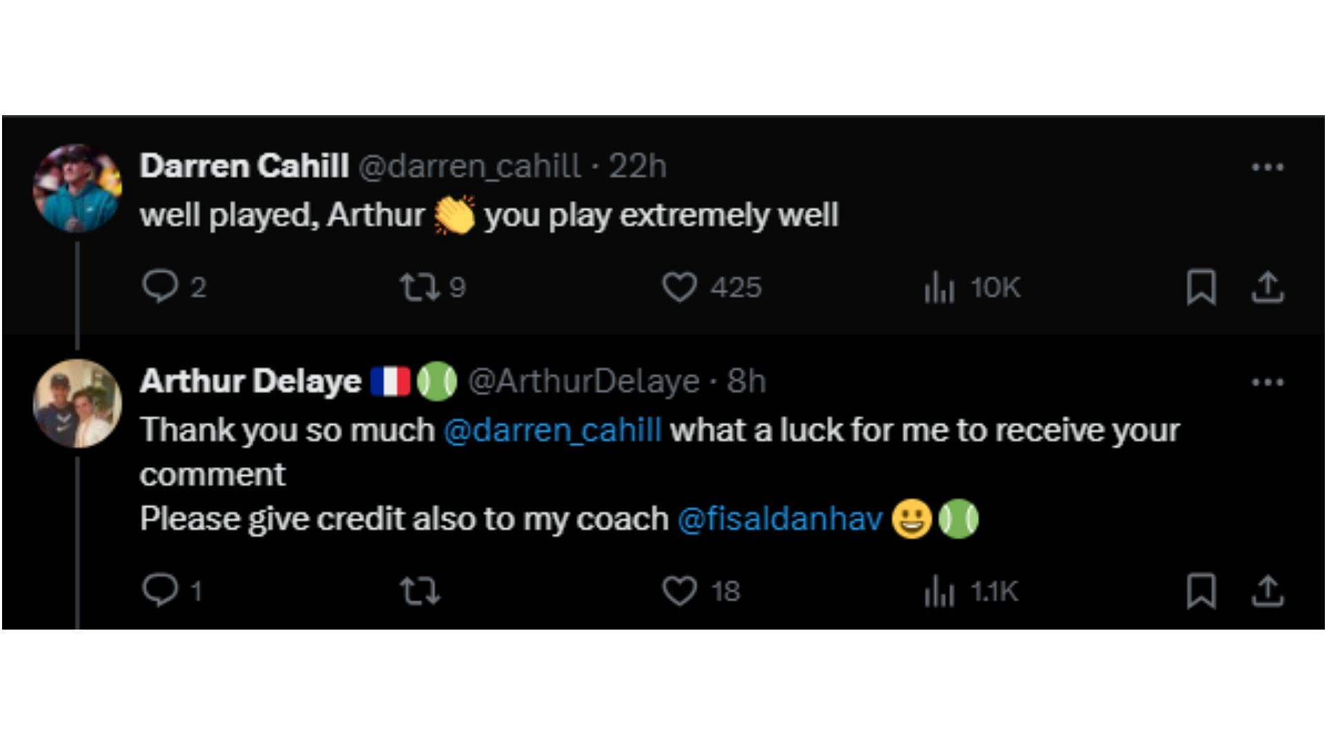 Source- Arthur Delaye's X handle